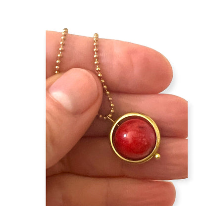 Stone orb pendant necklace - Sundara Joon