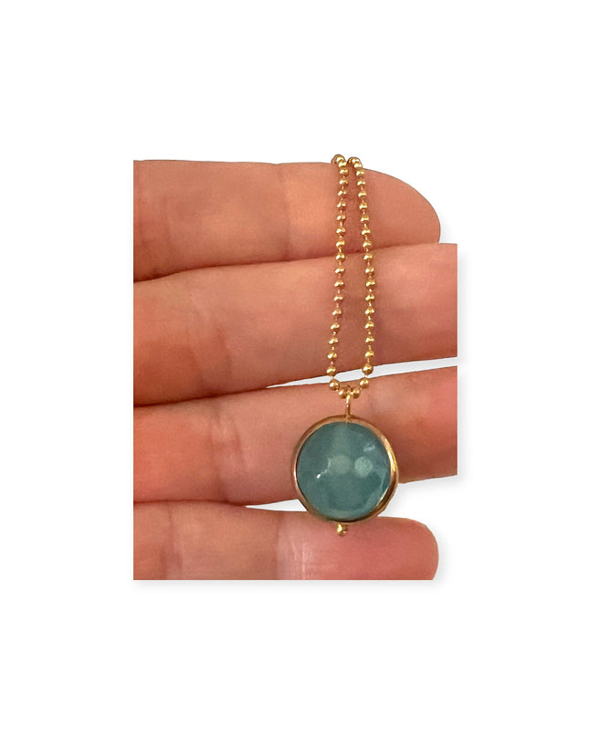 Stone orb pendant necklace - Sundara Joon