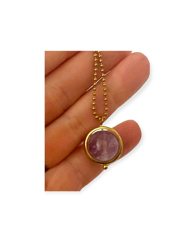 Stone orb pendant necklace - Sundara Joon