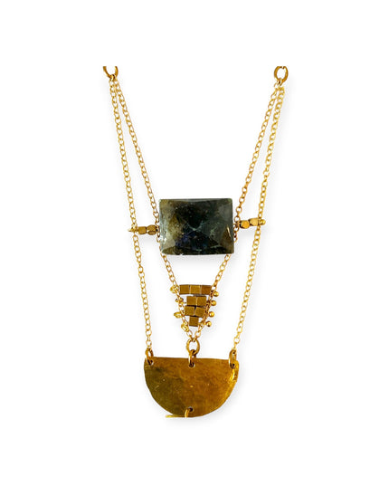 Tribal feel pendant necklace - Sundara Joon