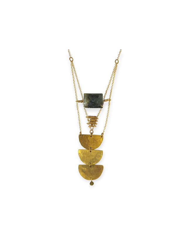 Tribal feel pendant necklace - Sundara Joon