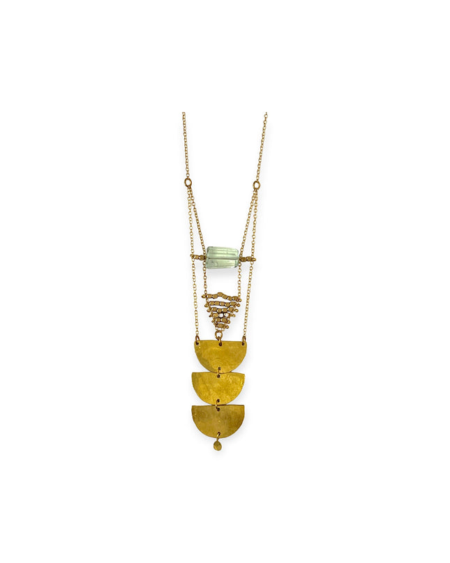 Tribal feel pendant necklace - Sundara Joon