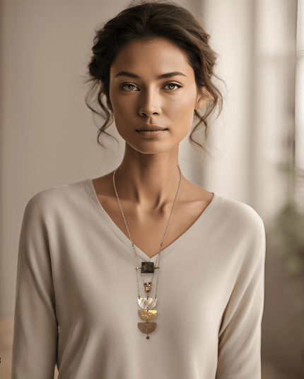 Tribal feel pendant necklace - Sundara Joon