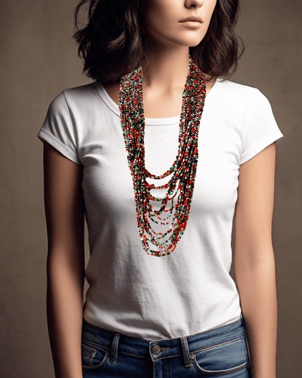 Waterfall beaded necklace - Sundara Joon