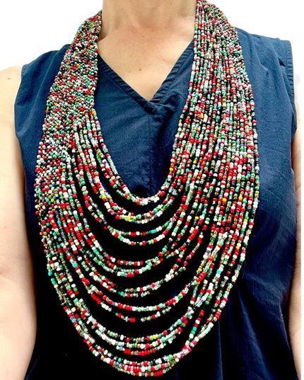 Waterfall beaded necklace - Sundara Joon