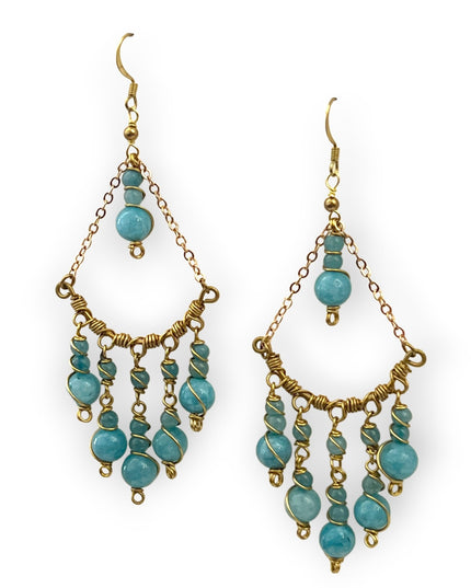 Beaded drop statement earrings with a boho vibeSundara Joon