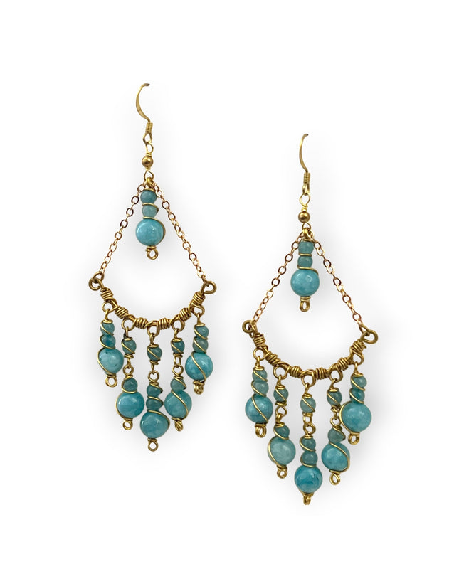 Beaded drop statement earrings with a boho vibeSundara Joon