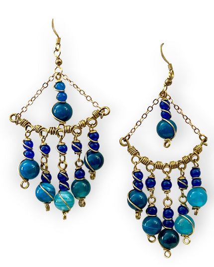 Beaded drop statement earrings with a boho vibeSundara Joon