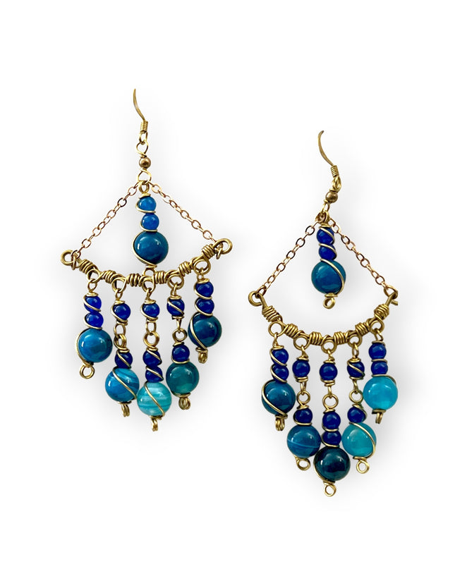 Beaded drop statement earrings with a boho vibeSundara Joon