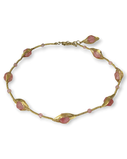 Beaded gemstone choker necklace - Sundara Joon