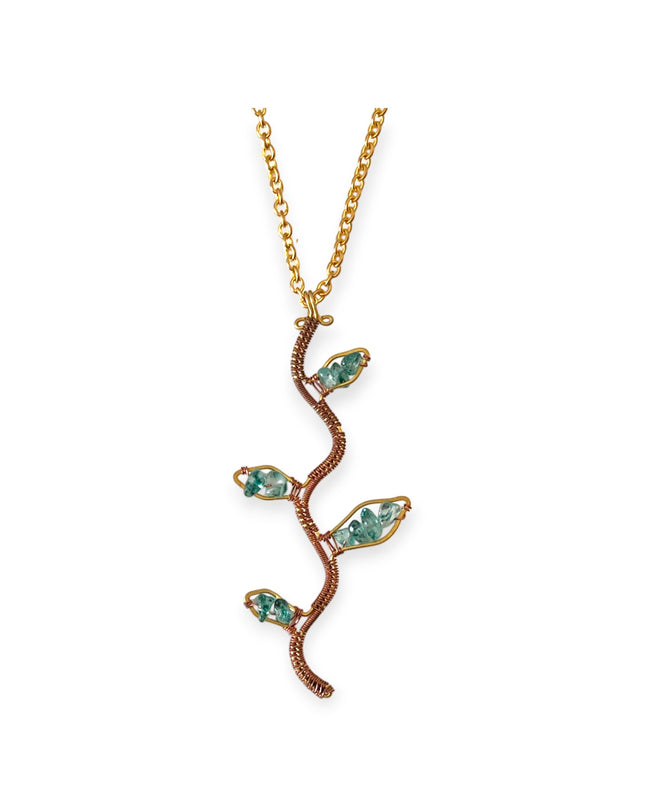 Blossoming sprig pendant necklace - Sundara Joon