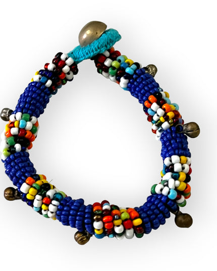 Bold beaded colorful tribal bracelet - Sundara Joon