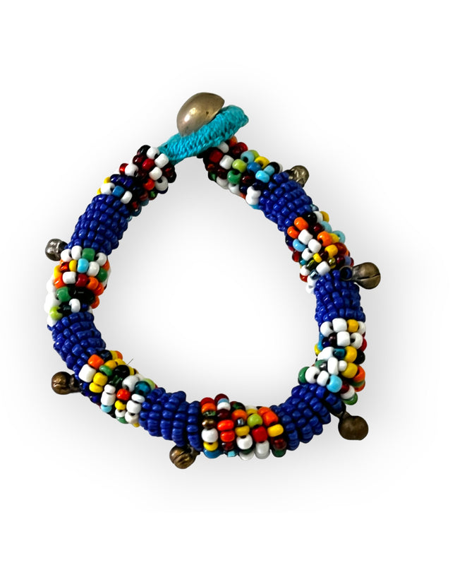 Bold beaded colorful tribal bracelet - Sundara Joon