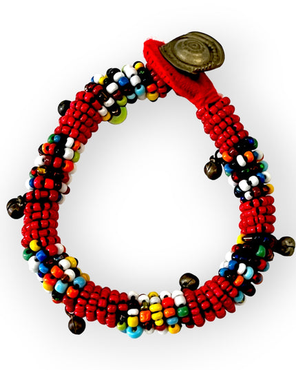 Bold beaded colorful tribal bracelet - Sundara Joon