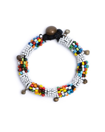 Bold beaded colorful tribal bracelet - Sundara Joon