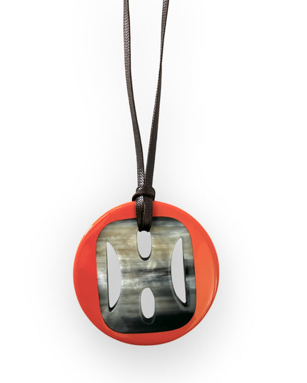 Bold medallion with Asian accent pendant necklace - Sundara Joon