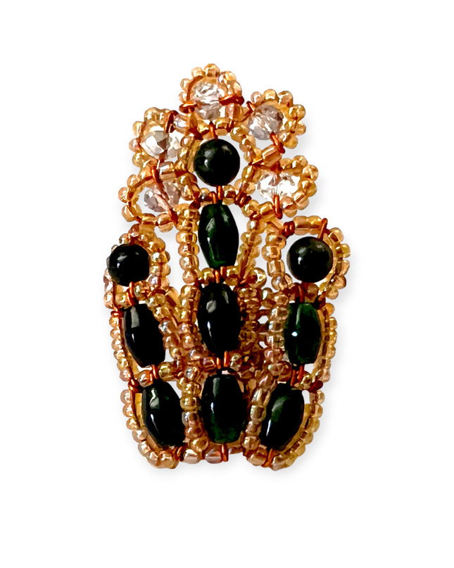 Cactus flower elbaite ring, beautifully handcrafted - Sundara Joon