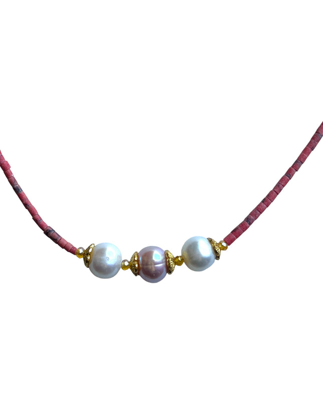 Choker length pearl forward necklace - Sundara Joon