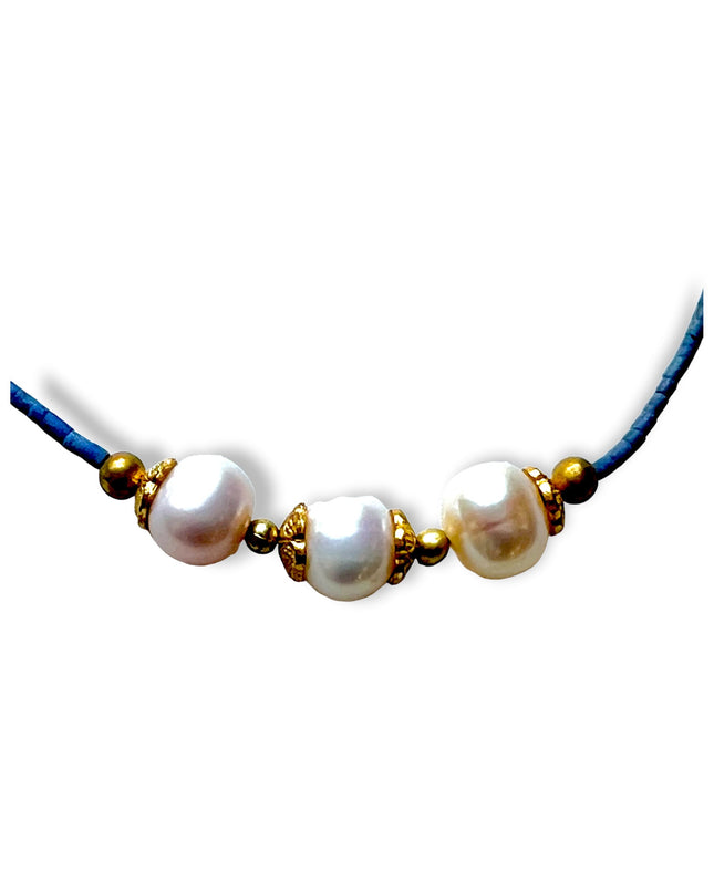 Choker length pearl forward necklace - Sundara Joon