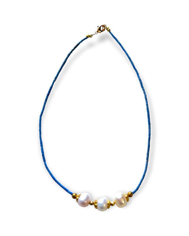 Choker length pearl forward necklace - Sundara Joon