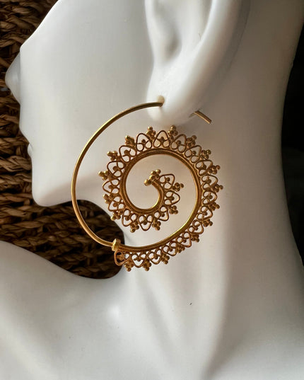 Coiled beauty filigree earrings that deliver a statement - Sundara Joon