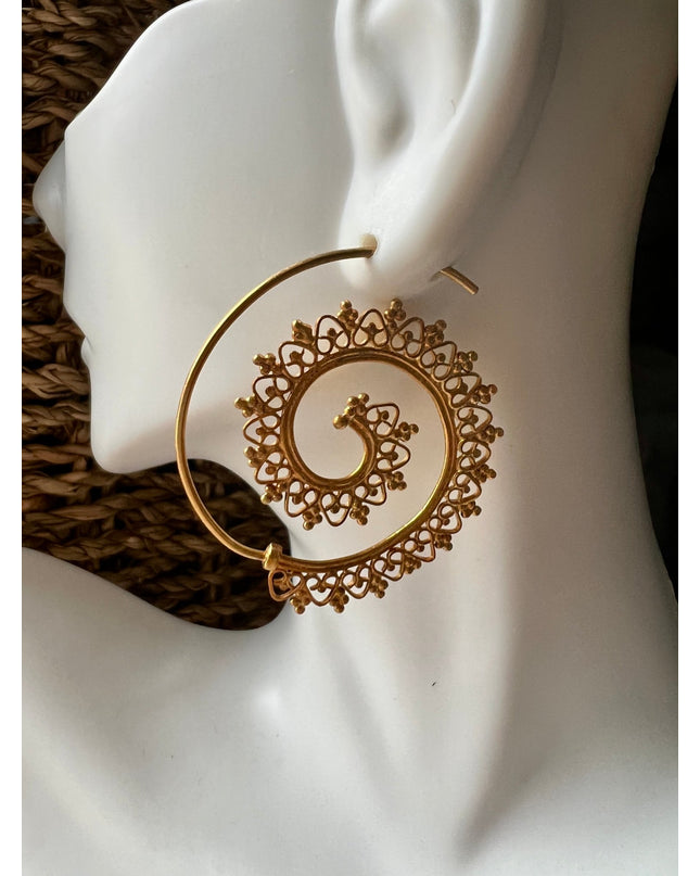 Coiled beauty filigree earrings that deliver a statement - Sundara Joon