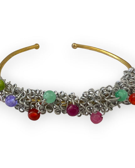 Colorful gemstone cuff bracelet - Sundara Joon