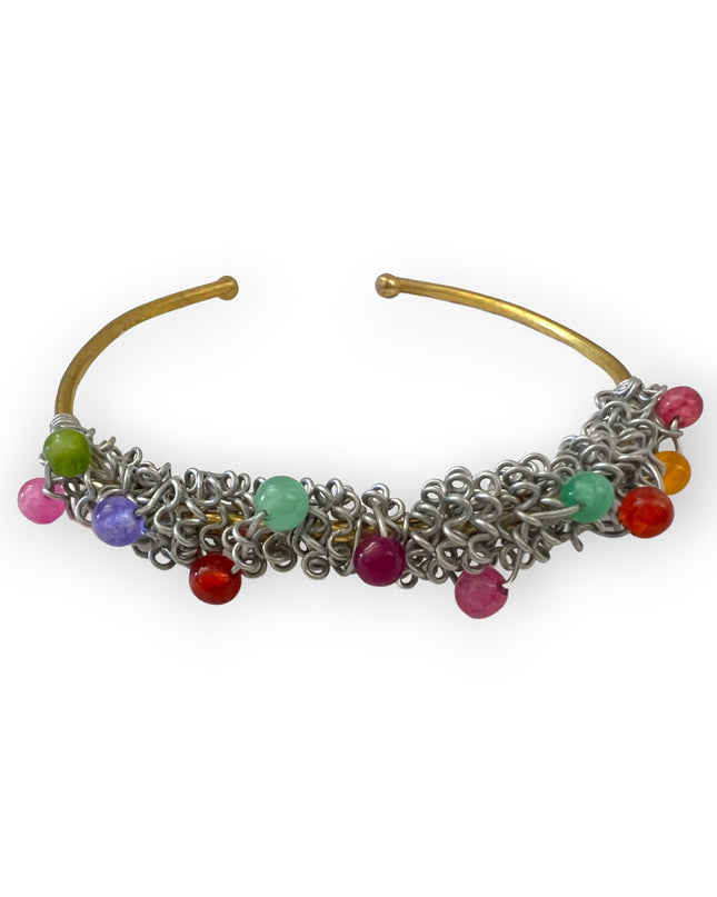 Colorful gemstone cuff bracelet - Sundara Joon