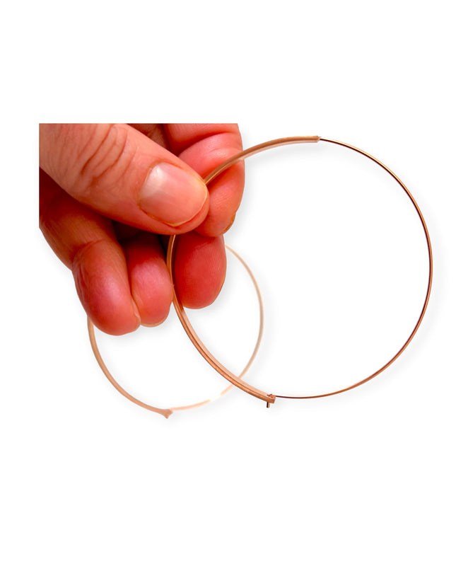 Copper hoop earrings - Sundara Joon