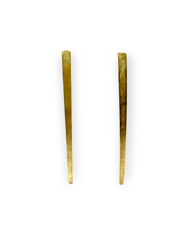 Customizable metal earrings of contrasting strips - Sundara Joon