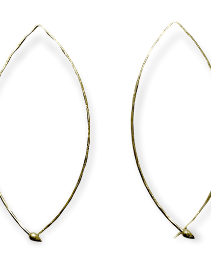 Darting back metal hoop earringsSundara Joon