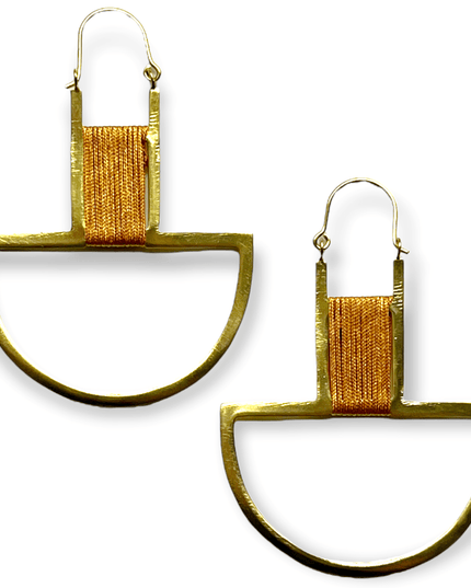 Drop statement earrings with pop of color - Sundara Joon