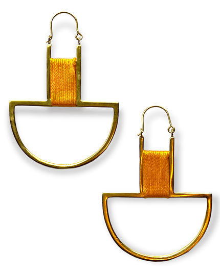 Drop statement earrings with pop of color - Sundara Joon