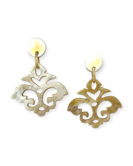 Fleur de lys inspired shaped earrings - Sundara Joon