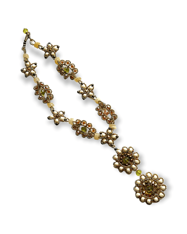 Floral tiered necklace - Sundara Joon