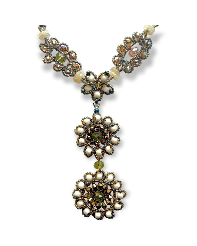 Floral tiered necklace - Sundara Joon