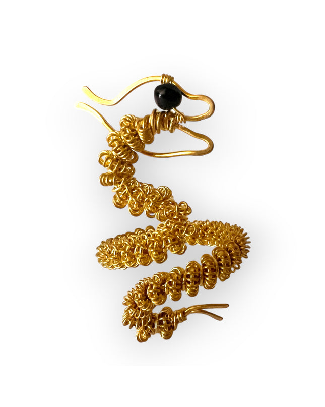 Friendly serpent serpentine statement ring - Sundara Joon