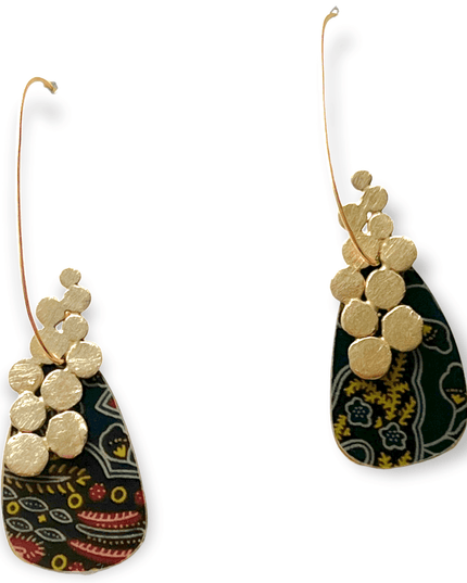 Globally inspired hanging drop earringsSundara Joon