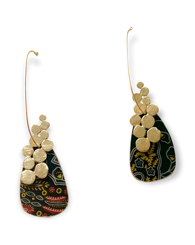 Globally inspired hanging drop earringsSundara Joon