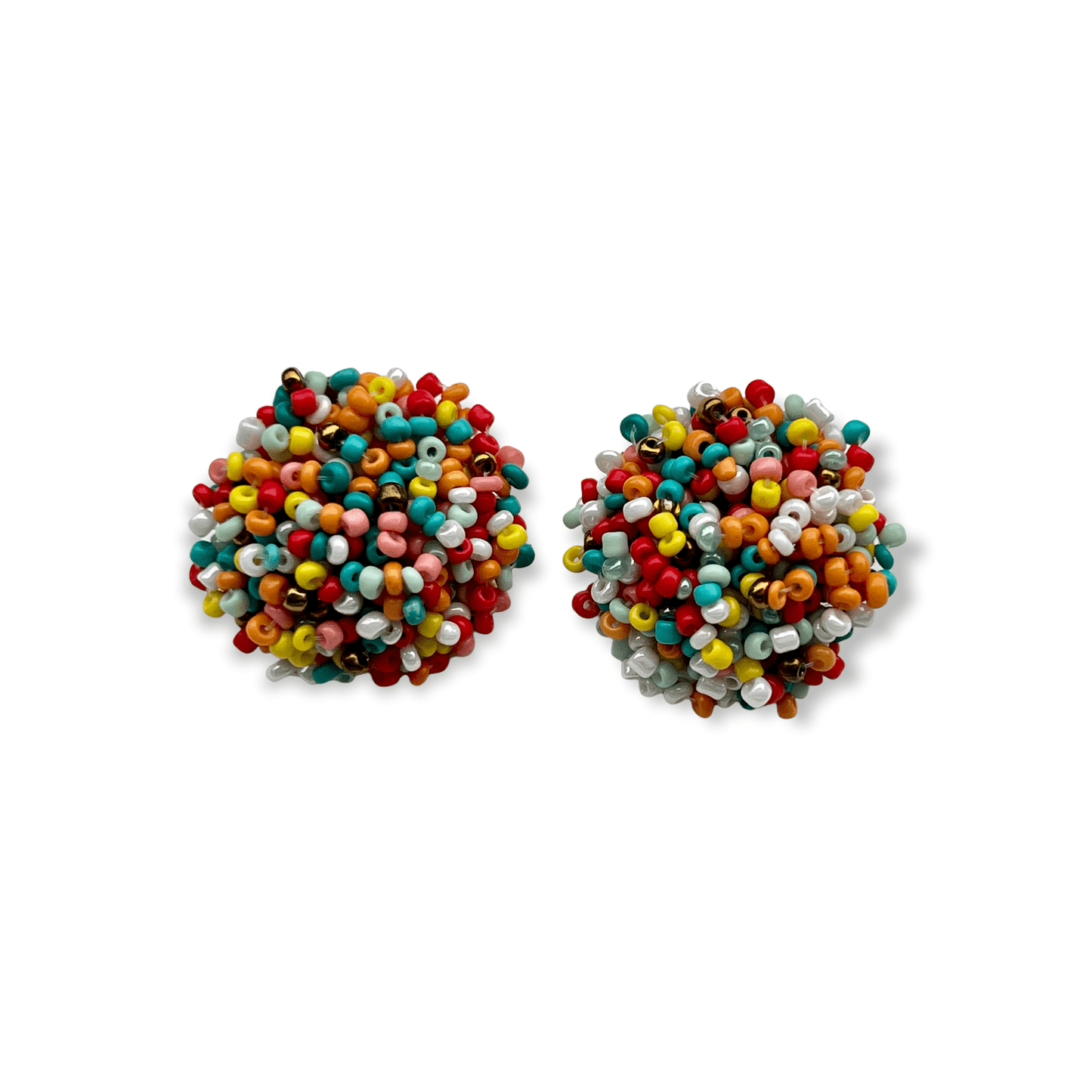 Multi color beaded earrings that deliver on the fun - Sundara Joon