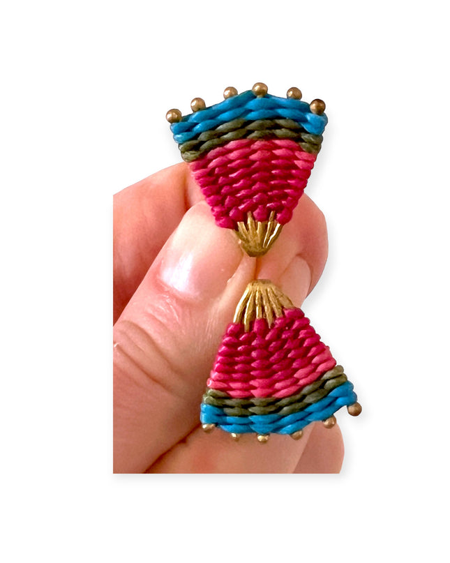 Multi-colored tribal statement ring - Sundara Joon