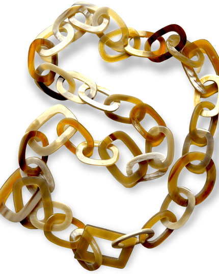 Earth tone chainlink necklace - Sundara Joon