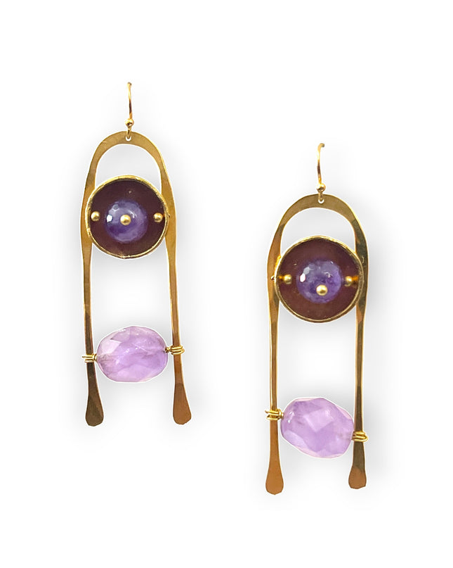 Organic scala earrings that offer a dramatic statement - Sundara Joon