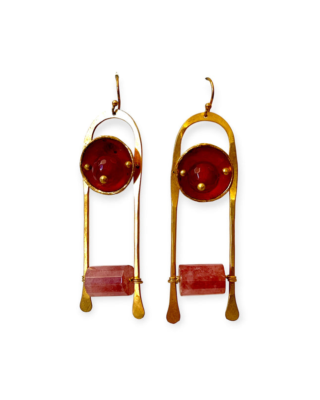 Organic scala earrings that offer a dramatic statement - Sundara Joon