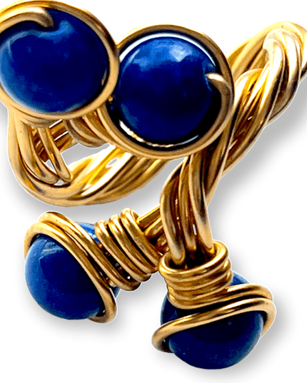 Organic twisted gemstone statement ring for a color pop - Sundara Joon