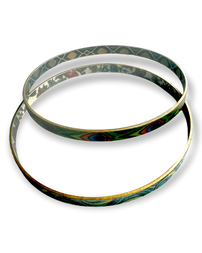 Pair of globally inspired bangles for the travel lover - Sundara Joon