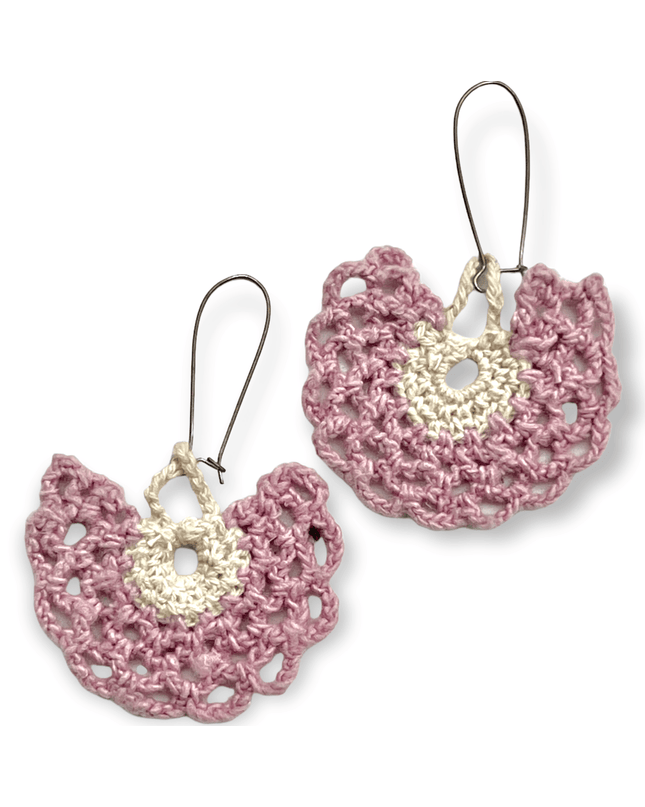 Silk flower statement drop earrings - Sundara Joon