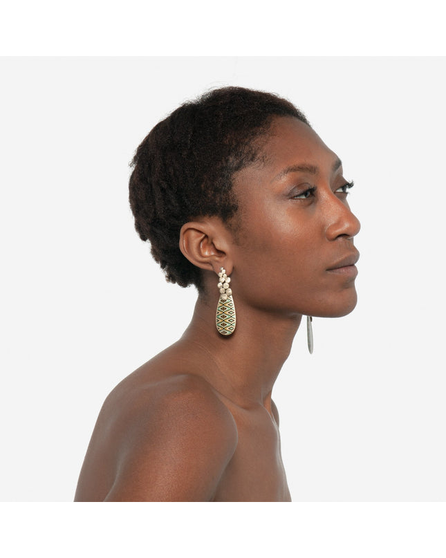 Sophisticated asymmetric wanderlust drop earringsSundara Joon