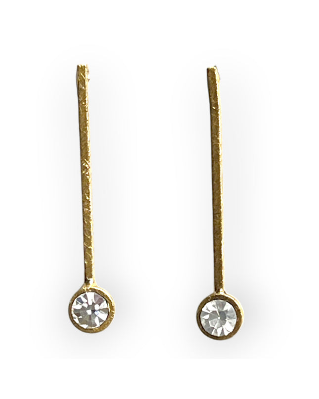 Striking crystal drop earrings - Sundara Joon