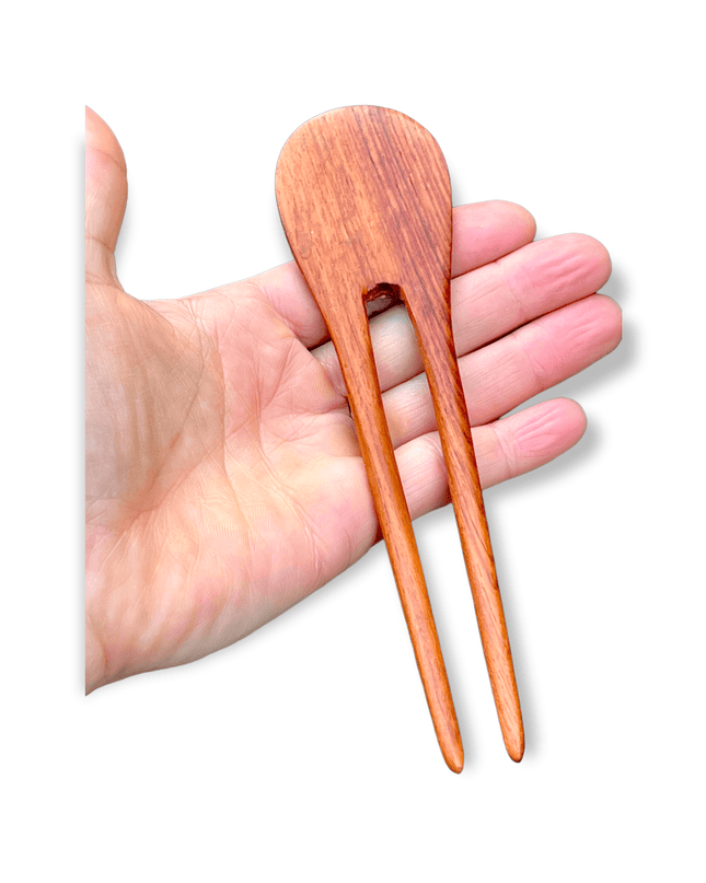 Wooden handmade hair pick or comb for long hair - Sundara Joon